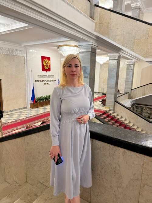 Поздравления от председателя ИРОО «В защиту права» Ангелины Поповой 