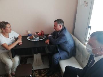 Рабочий визит в Ангарск врио губернатора Иркутской области Кобзева И.И.