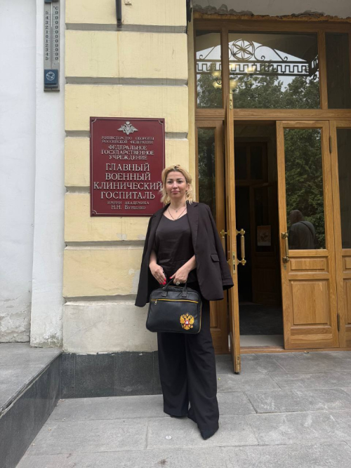 Руководитель проекта #КиберЛюди Ангелина СВЕТИК прибыла с рабочим визитом в госпиталь имени Н.Н.Бурденко