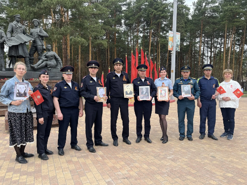 Татьяна Коркишко присоединилась к акции «Бессмертный автополк» с портретом своего героического прадеда