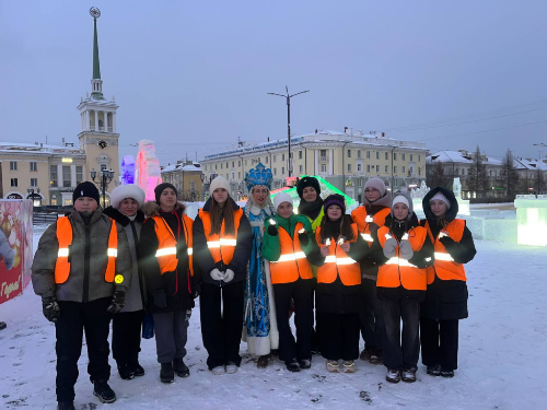 23 декабря в Ангарске состоялась яркая акция «Засветись Ангарск!»